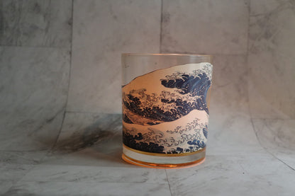 Color Changing! Fun Designs ThermoH Logo Candle (The Great Wave) - Reusable as a Color Changing Cup After! (Double The Value!)