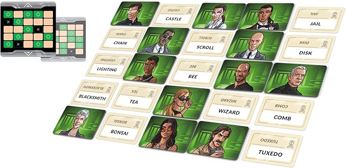 CGE Codenames: Duet Board Game (2nd Edition) The Top Secret Cooperative Word Association Game for Two Players &amp Couples Game Nights
