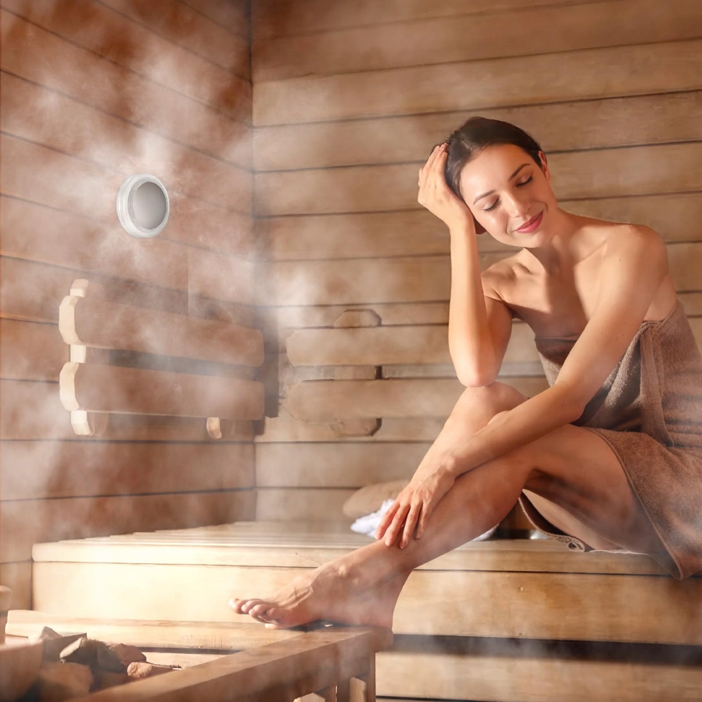 VEVOR Steam Generator, 9 kW Steam Shower System with Controller for Home Sauna & Spa, Commercial Auto Drain Kit with Overheat, Dry-Run & Overpressure Protection, 10min to 24h Timer, Black