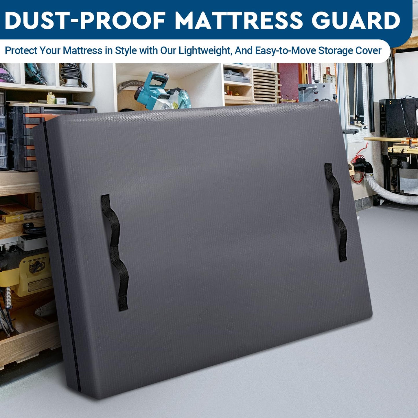 StorageRight Mattress Bags for Moving, 2 Pack King Size Moving Bag, Extra Thick Mattress Bags for Storage, Heavy Duty Mattress Cover for Moving with Handles, Reusable Mattress Storage Bag