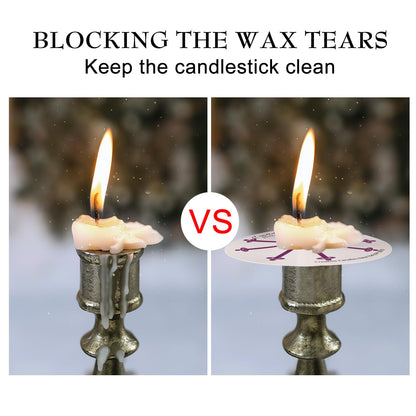 Wfmolcand 200 White Taper Candles with Drip Protectors Smokeless and Unscented 4.7'' H X 0.47'' D- Handheld Drip Guard,Church for Prayers, Vigil,Memorial Services, Religion,Shabbat, Prayer Candles