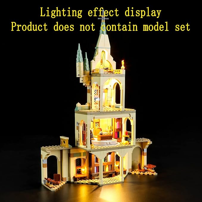 LED Light Kit Compatible with Lego Hogwarts:Dumbledore's Office - Lighting Set for 76402 Building Model (Model Set Not Included)