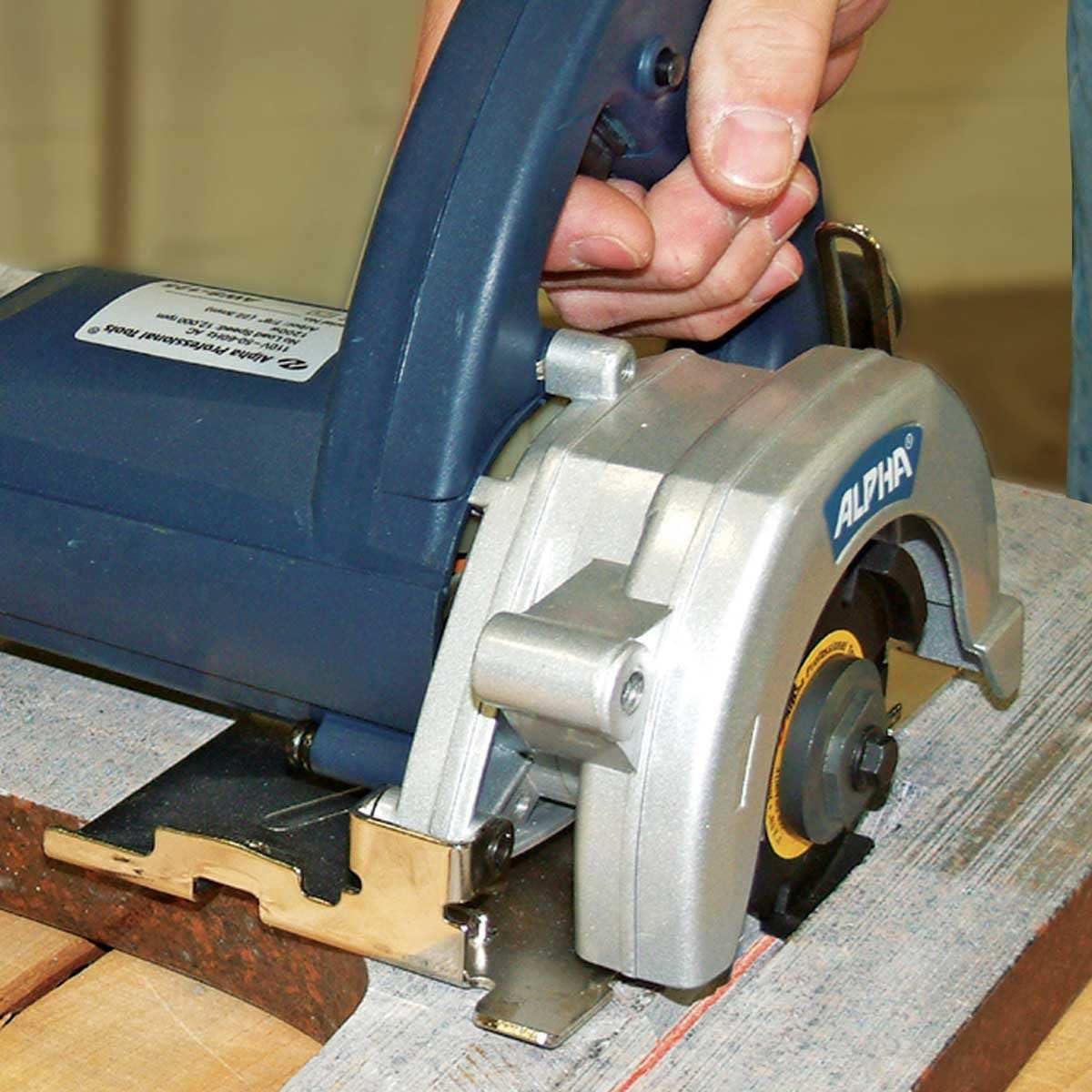 Alpha 4-1/2" Wet Stone Cutter - 110v