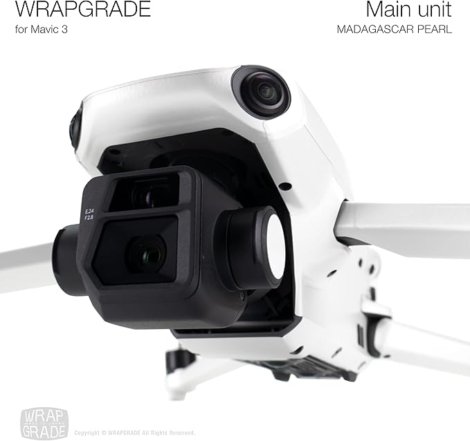 WRAPGRADE Full Skin Stickers for DJI Mavic 3 / Mavic 3 Classic (Madagascar Pearl)