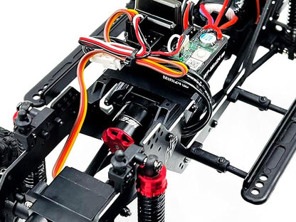 HOBBYPLUS CR-18P V3 Brushless Rushmore in -Hunter - Matte Sand - 1/18 Scale RC Truck Crawler with Off-Road RC Trucks Features Portal Axles &amp Metal Gears - RTR 2S/3S LiPo Compatible (1810419-V3)