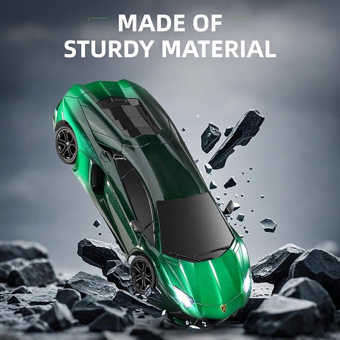 MIEBELY Lamboghini RC Car - 1:24 Scale Lambo Toy 3.7V 500mAh LP700 Fast Remote Control Car for Boys 8-12 Rc Race Model Birthday Gifts for Kids Adults Boys Girls Age 6-12 Year Old
