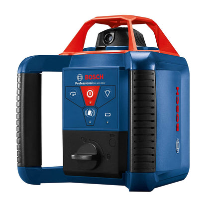 BOSCH GRL900-20HVK REVOLVE Self-Leveling Horizontal/Vertical Rotary Laser Kit, Includes Tripod, Grade Rod, Receiver, 2 D Batteries, Carrying Case, & Accessories