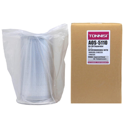 TONNISI 36845303 Air-Oil Separator Filter Replaces 22402226, 22402325 Compatible with Ingersoll Rand XP185WJD, Doosan P100-W-D P125-W-D Air Compressor Rotary Screw Cartridge Full Flow