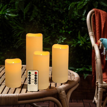 Wfmolcand 96-Pack LED Flameless Candles with Remote Control - Perfect for Home, Parties, and Special Occasions - Create a Magical Ambiance Effortlessly(Three Sizes)