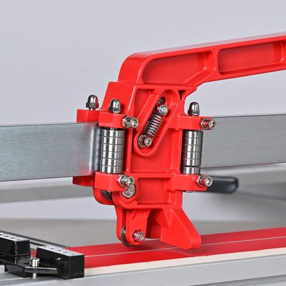 ROJOO 48" 1200mm Ceramic Porcelain Manual Floor Tile Cutter with Sliding Guide,Professional Heavy-Duty Aluminium Base, Adjustable Measurement Scale R2823 (48inch)