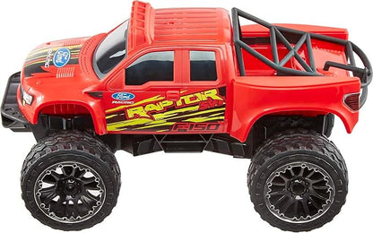 Mattel Hot Wheels RC Red Ford F-150 Full-Function Remote-Control Toy Truck Large Wheels &amp High-Performance Engine 2.4 GHz with Range of 65ft