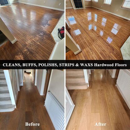 HHQ Commercial Floor Scrubber Machine, Heavy Duty Orbital Floor Cleaner, Multi-Functional Floor Buffer Polisher Machine- Deep Cleaning Tile and Grout, Hardwood Floors and Carpets with Ease, Orb-5
