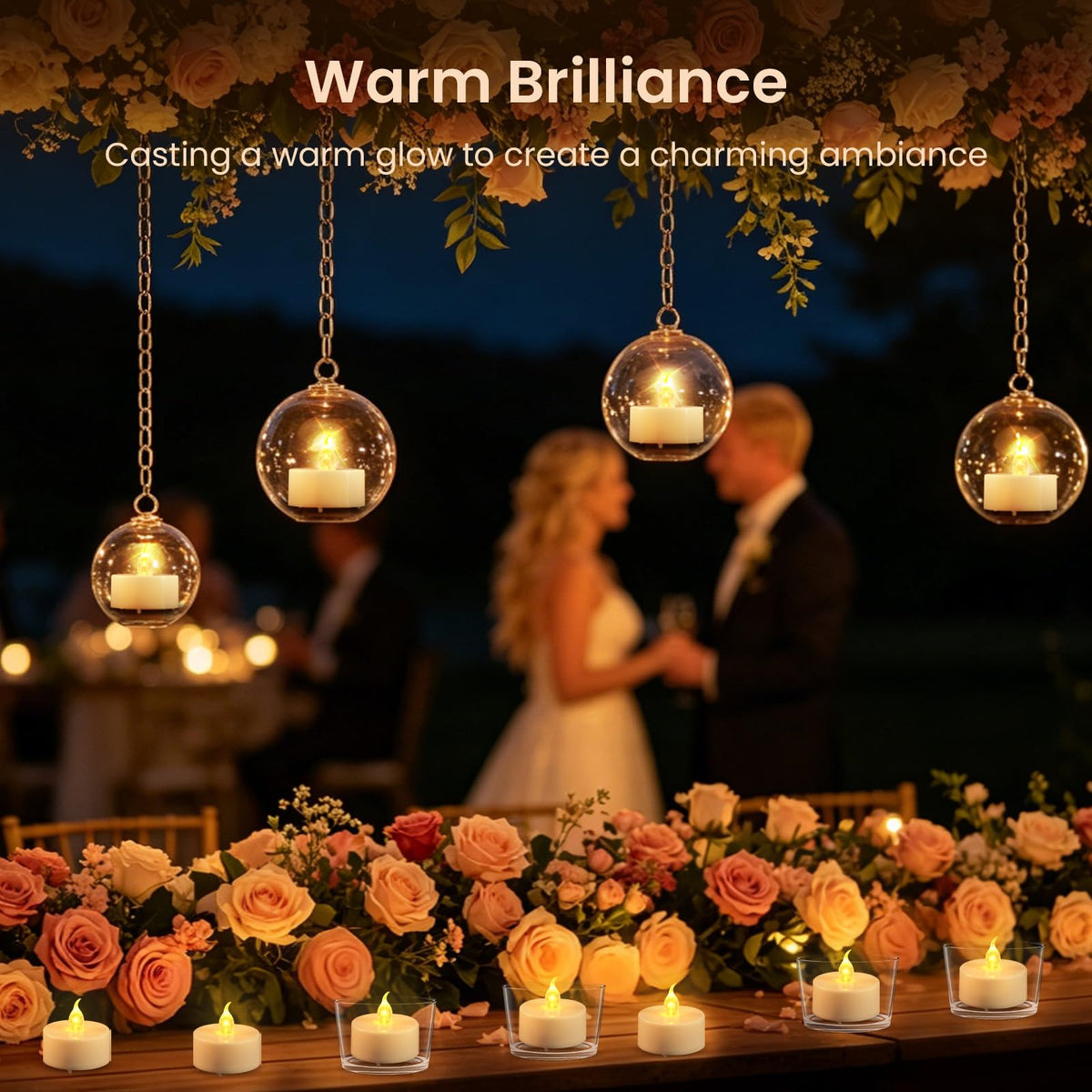 JOSU 24PCS Flameless Tea Lights Candles with Remote Timer, Led Battery Operated Electric Votive Candle for Wedding Centerpiece Table Decorations, Flickering Tealight Candles for Home Party Decor