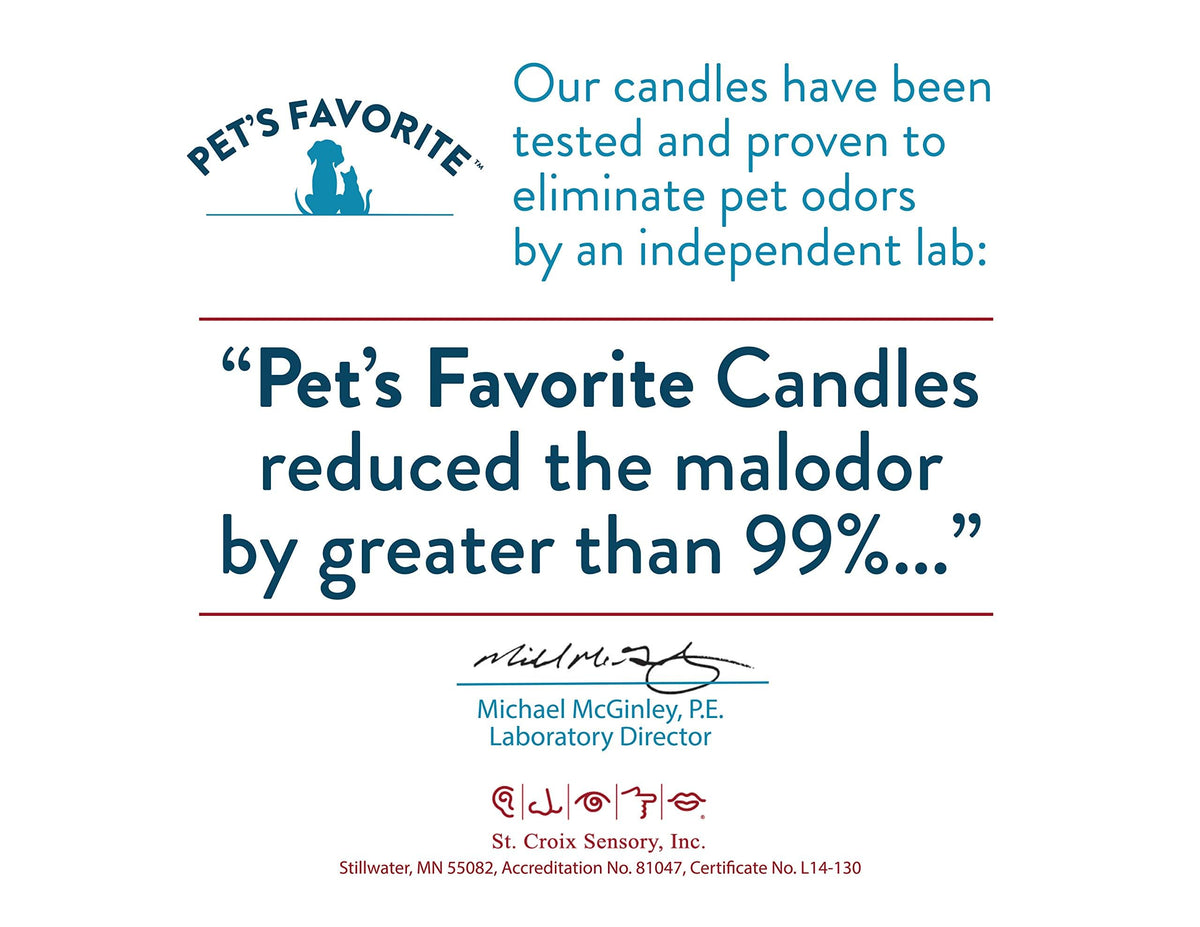 Pet's Favorite Pet Odor Candle, Clean Burning, Long Lasting Scented Candles with a Natural Fiber Wick and 70 Hour Burn Time, Very Berry