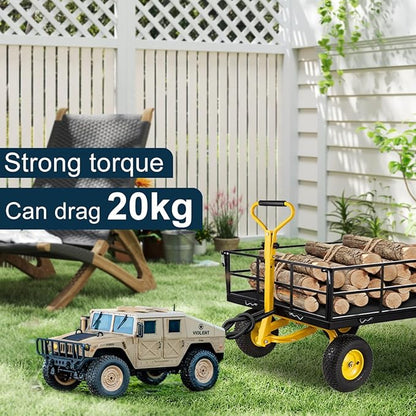 C8835 1:12 Scale Military RC Car with 3 500mah Battery 2.4GHz Remote Control Vehicle Simulation Off-Road Climbing VehicleRemote Control Truck-4x4 Off-Road RC Trucks Army Rock Crawler Humme