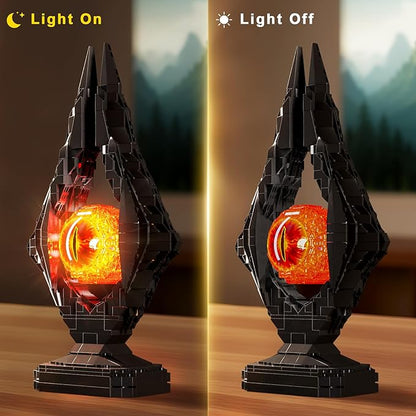 Movie-Inspired Building Toys Set Fantasy Eye Tower Building Set 925 Pieces Dark Collectible Building Kit for Adults &amp Teens Unique Birthday Gift for Men Home Office Desk Decor