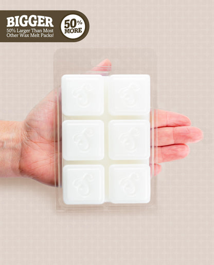 Shortie's Candle Company Baby Powder Premium Wax Melts 4 Pack - 12 Oz., Strong & Long Lasting, Non-Toxic - Made with Essential & Natural Oils - Formula 117