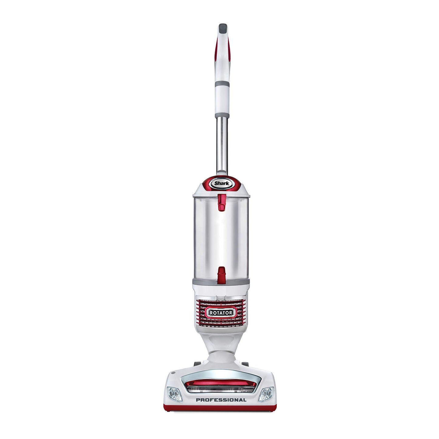 Shark Upright Vacuum Cleaner | Rotator Lift-Away | Pet Hair, Carpet & Hard Floor Cleaning | Dusting Brush, Upholstery & Crevice Tools | HEPA Filter | Swivel Steering | Headlights | White/Red | NV501