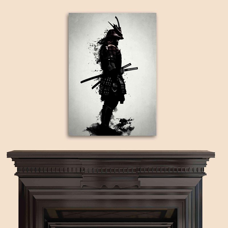 Cortesi Home 'Armored Samurai' by Nicklas Gustafsson, Canvas Wall Art, 18"x26"