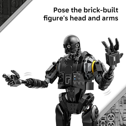LEGO Star Wars: Andor K-2SO Security Droid - Building Toy for Kids Ages 10+ - Makes a Great Gift for Boys and Girls - Model Kit and Room Decor Idea for Sci-Fi Adventure Fans - 75434