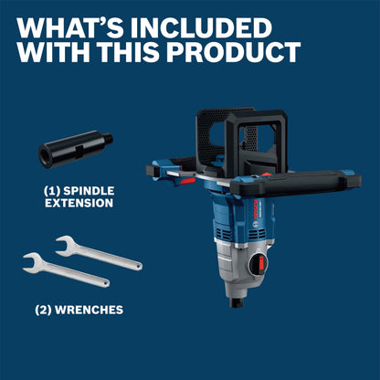 BOSCH GRW18V-160 18V Brushless High Torque Mixer - Variable Speed, Soft-Start Technology, with KickBack Control (Bare Tool)