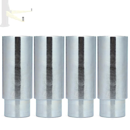 Atesilor 4pcs Upgraded 60mm Lift Adapter with Limit Slot, 6 Inch Extension Stack Truck Adapter for 2 Post Car Lift Bridge Jack, Fit for Challenger 2 Post Lift