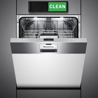 1PC Dishwasher Magnet Clean Dirty Sign - Heavy Duty Magnet with Optional Stickers - Easy to Use, Convenient and Stylish/Black