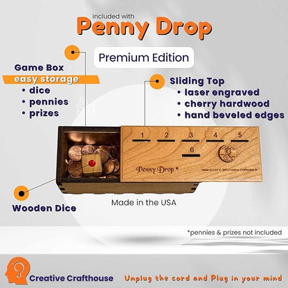 Creative Crafthouse Penny Drop Game Premium Version - The Original
