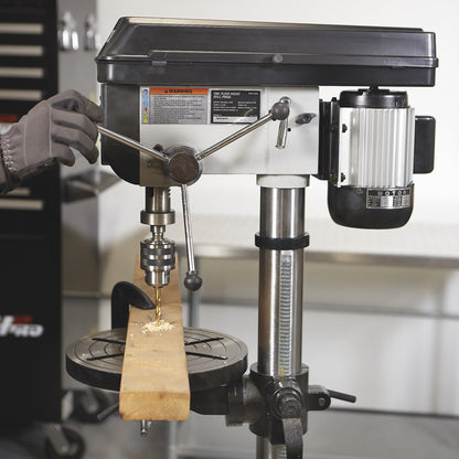 Klutch Floor Drill Press - 16-Speed, 13in. 3/4 HP, 120V