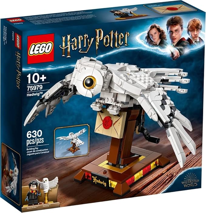 Lego 75979 Harry Potter Hedwig Moving Wings Owl Building Toy Collectible Display Model