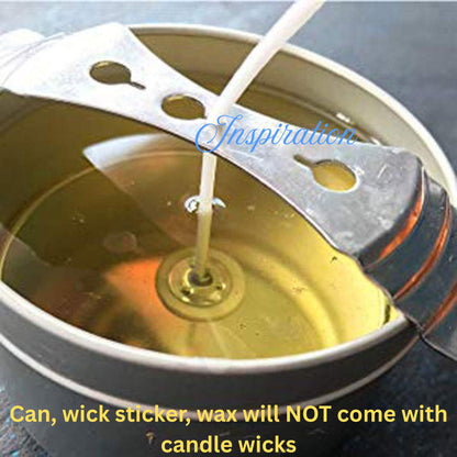 Cotton Wicks for Candle Making, Prewaxed Low Smoke Natural Candle Wicks Bulk, Gift for Makers (6 Inch, 120, Pieces)
