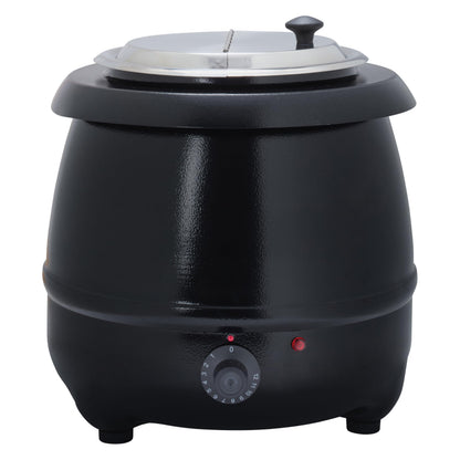 Winco Electric Soup Warmer, 10.5-Quart,Black