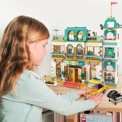 Friends Heartlake City Grand Hotel Building Kit Girls House Building Blocks Toy Gift for Kids Girls Aged 6-12 (1639 Pieces)