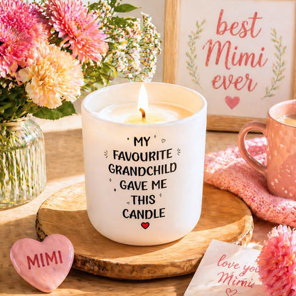 Mimi Mothers Day Gifts, Mothers Day Gifts for Mimi, Funny 70 Hours Lavender Candle Soy Wax Grandma Gift from Grandkids, Thoughtful Scented Candle Gift for Grandma on Mother’s Day Birthday Christmas