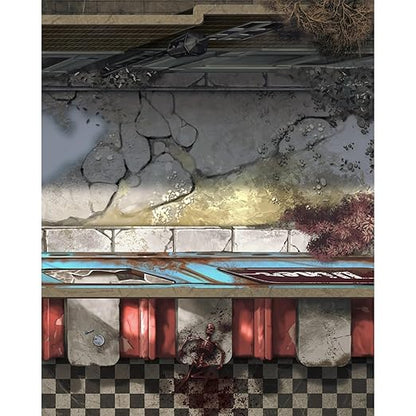 Modiphius Entertainment: Fallout: The Roleplaying Game - Map Pack 2: Wasteland Locales - 32 Page RPG Book &amp 4 Double-Sided Poster-Sized Maps Tabletop