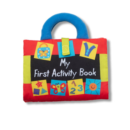 Melissa & Doug K’s Kids My First Activity Book 8-Page Soft Book for Babies and Toddlers Early Learning Developmental Plush Soft Activity For Babies And Toddlers