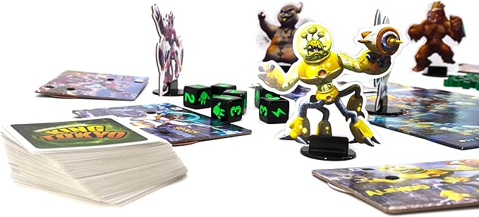 IELLO: King of Tokyo New Edition Strategy Board Game Space Penguin Included in the Box For 2 to 6 Players 30 Minute Play Time For Ages 8 and Up