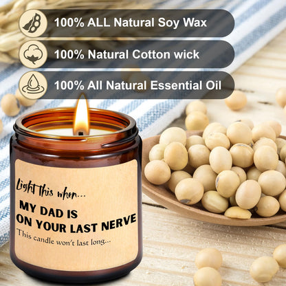 Christmas, Mothers Day Gifts for Mom from Daughter Son, Lavender Scented Candle for Mom Funny Birthday, Thanksgiving Gifts for Mum, Mother-in-Law, Stepmother, Adoptive Mother Gift Ideas, Wedding Gift