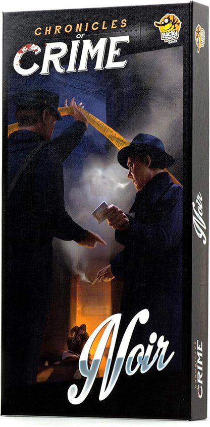 Chronicles of Crime Noir Board Game EXPANSION - Dive into a Noir Detective Adventure! Cooperative Mystery Game for Kids and Adults Ages 14+ 1-4 Players 60-90 Min Playtime Made by Lucky Duck Games