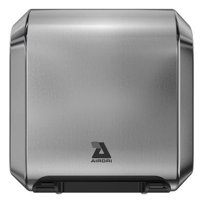 Airdri ComfortDRI Automatic Warm Air Hand Dryer - 1.7kW Low Noise Motor - 15-Second Dry Time - 67dBA Noise Output - ADA Compliant - Ideal for Small Workplaces - Stainless Steel