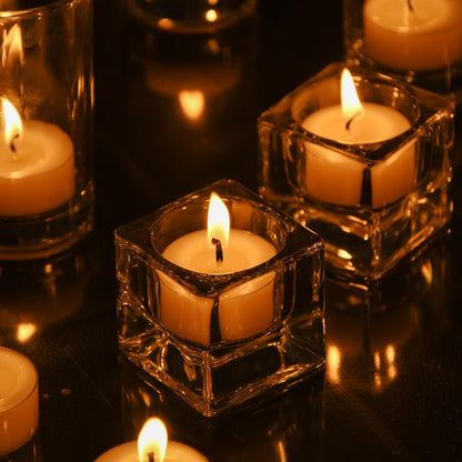 36 Count Pure Beeswax tealight Candles Bulk -Small Beeswax Candle Natural Scent Organic Smokeless Candle - Off White