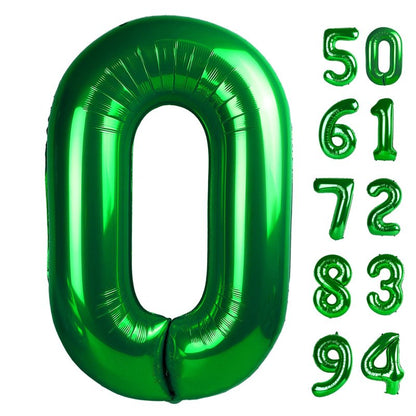 Green Number 26 Balloon 40 inch, 26 Number Balloons, 26th Green Birthday Decorations, 26 Year Old Women Men Party Supplies, St. Patrick's Day Games Theme Birthday Decorations