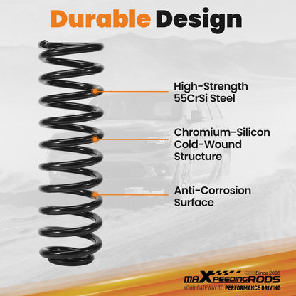 maXpeedingrods 3" Front Coil Lift Springs for Jeep Cherokee XJ Comanchee MJ 1984-2001
