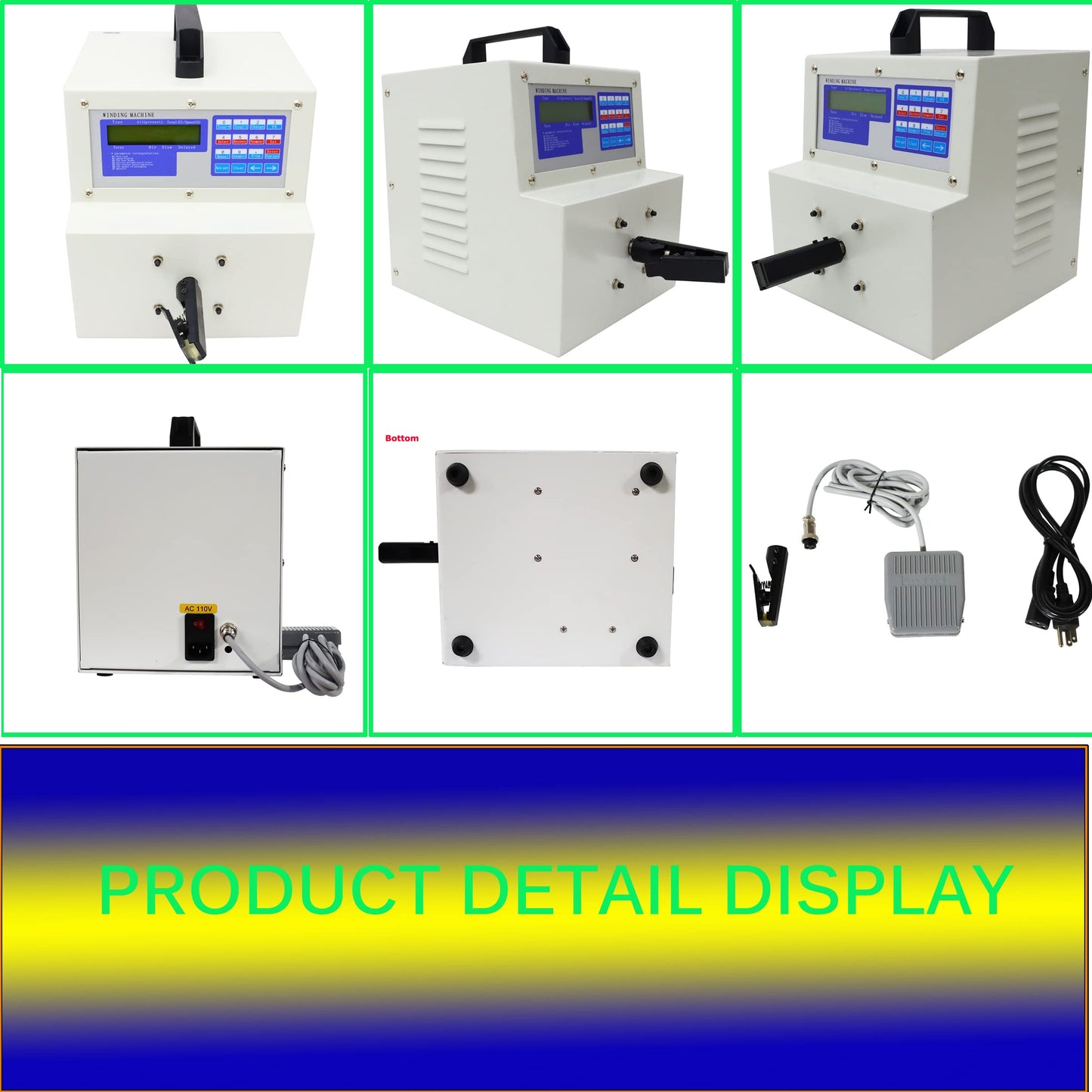 INTBUYING 110 V Twist Tie Machine High-speed Cable Twisting Machine Automatic Wire Twister