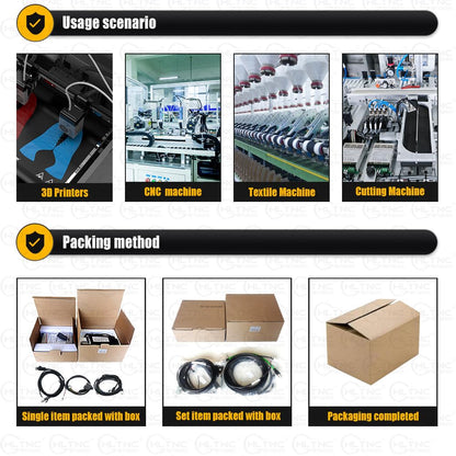 110V Servo Motor Kit with 17-Bit Absolute Encoder & T3DL-V30A Driver | High Torque Plug-N-Play Industrial Automation Solution | Includes RS485 Cable Resistors for CNC Robotics (400W)