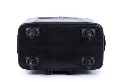 Edgerr P60920 Deluxe Hardside Roller Bag Spinner Case, 20"L x 11"W x 14"H for Most Free Arm Sewing Machines