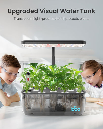 iDOO Hydroponics Growing System Kit & Growth Sponges 60 Pcs