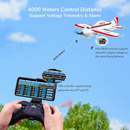 Radiolink A560 6 Flight Modes RC Airplane Easy to Fly RFT RC Airplanes with 2.4Ghz Remote Control Byme-A Gyro FC Brushless Motor for Kids Boys Girls Adults Beginner or Experienced