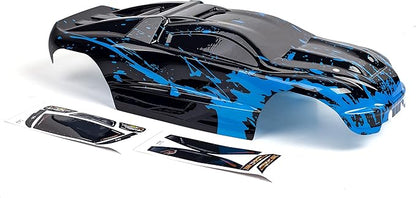 SummitLink Custom Body Muddy Blue Over Black Style Compatible for E-Revo 1/10 Scale RC Car or Truck (Truck not Included) ER-BB-01