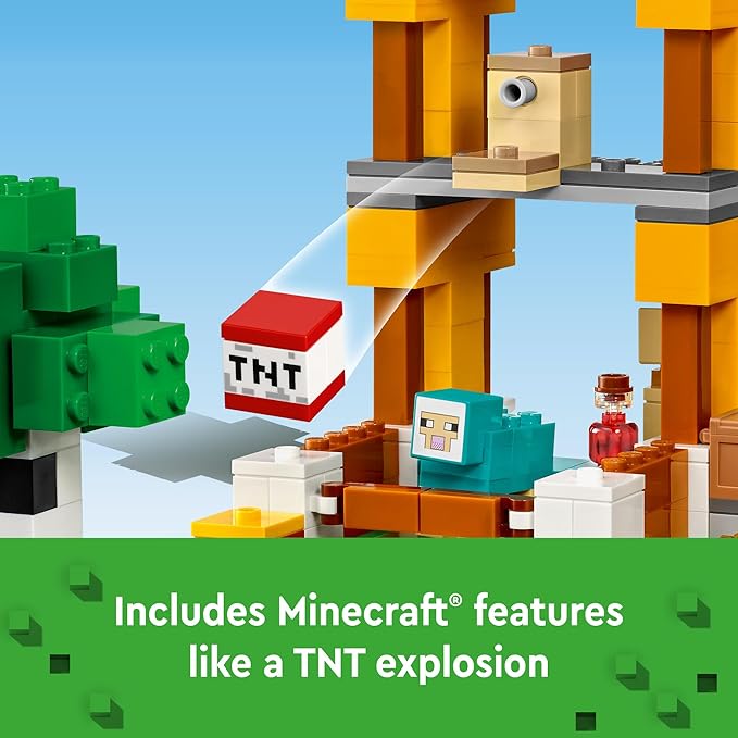 LEGO Minecraft The Crafting Box 4.0 Building Toy - Pretend Playset for Boys &amp Girls Ages 8+ - Gift for Birthdays - Minecraft Toy for Kids &amp Video Game Fan - 21249